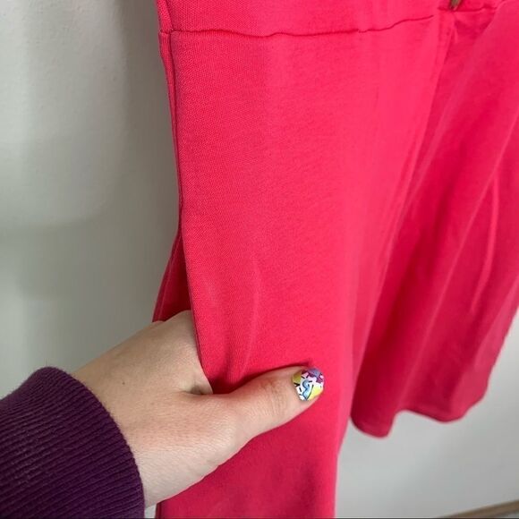 New York and Company pink dress Medium pockets - Picture 5 of 7